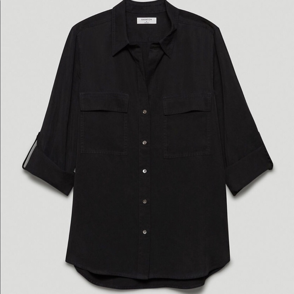 Babaton Utility Button-up long sleeve shirt